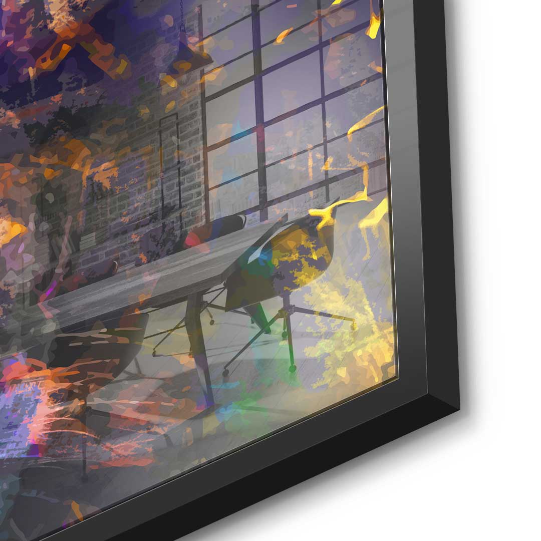 König des Geldes - Acrylglas