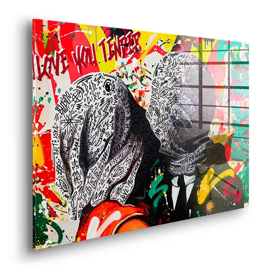 LES AMANTS DE LA RUE - Acrylglas