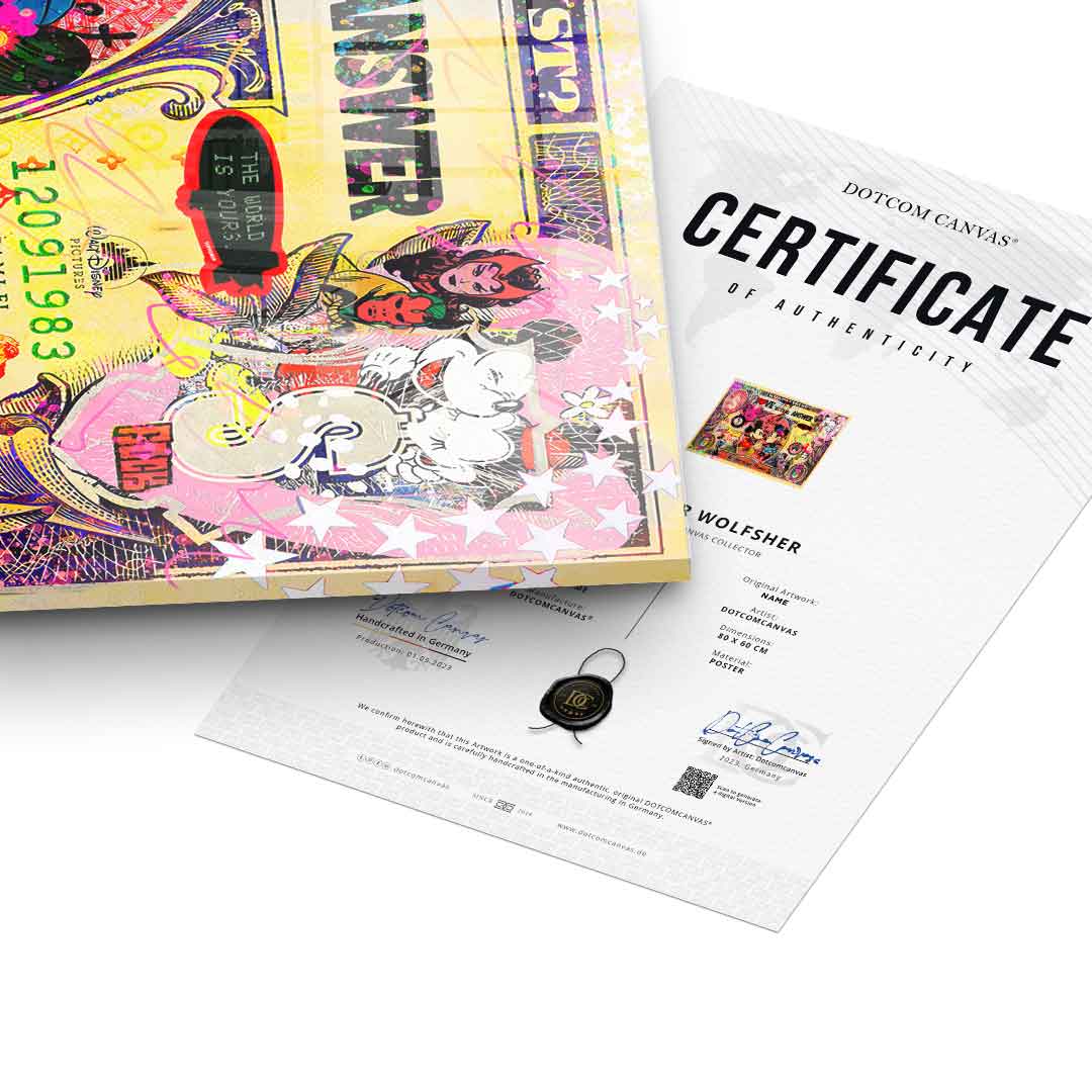 LOVE IS THE ANSWER - Acrylglas