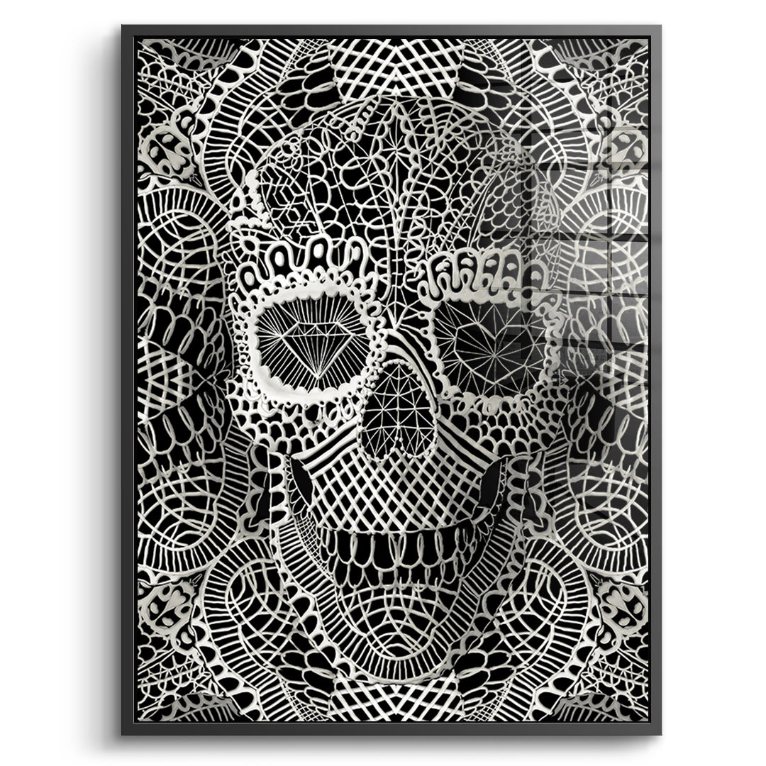 Lace Skull 2 - Acrylic glass