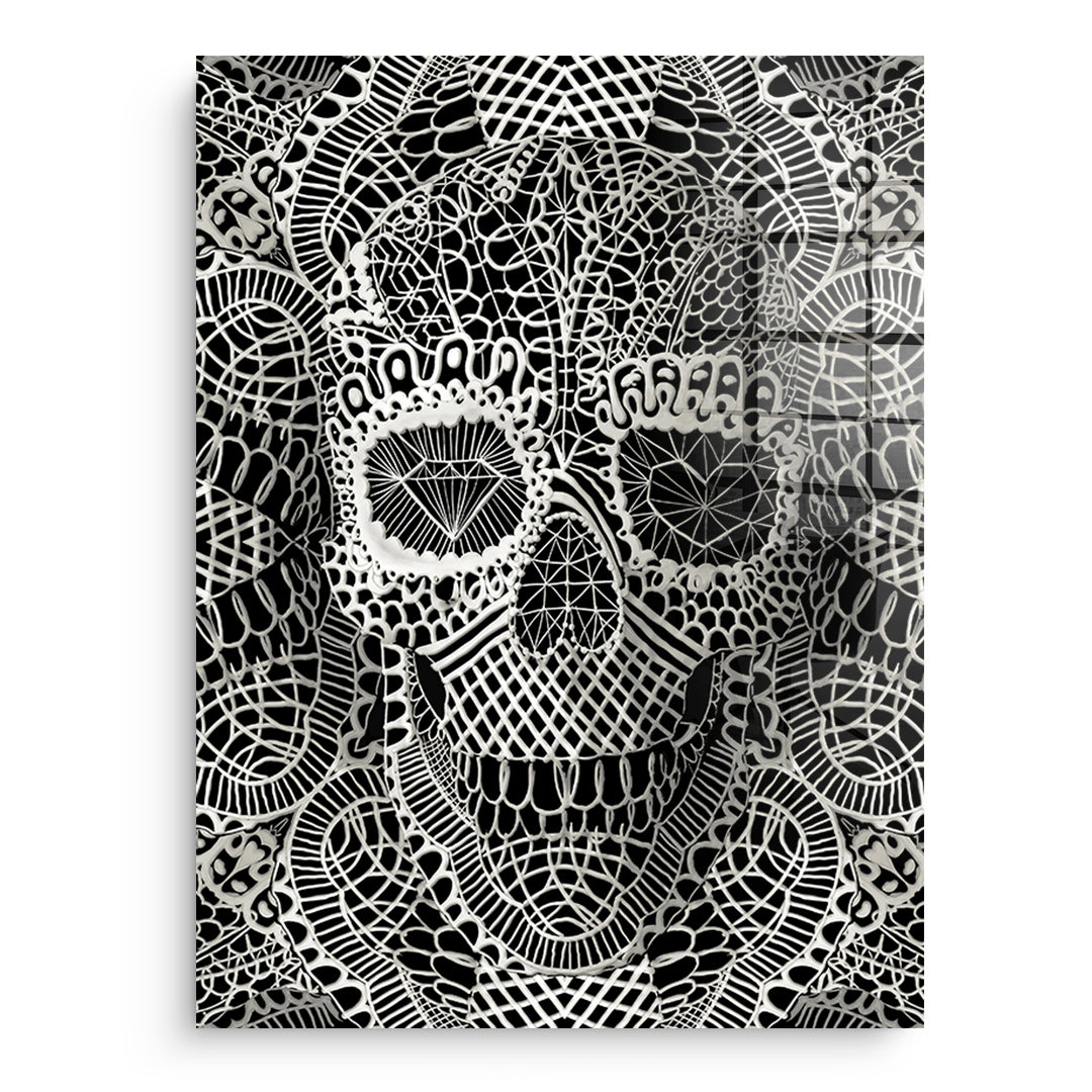 Lace Skull 2 ​​- Acrylic glass