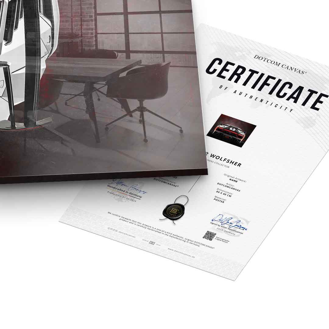 Lambo Backside - Acrylglas