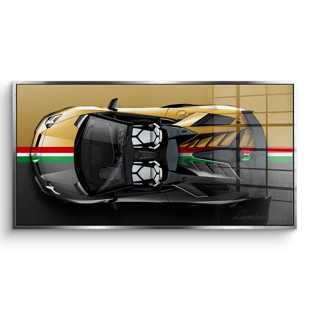 Lamborghini Aventador SVJ - Acrylic glass