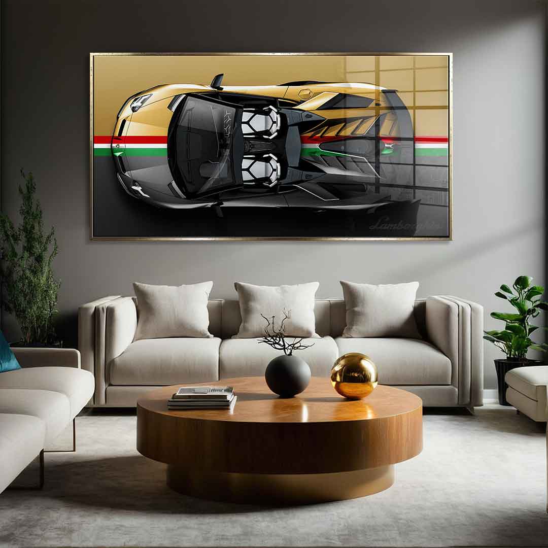 Lamborghini Aventador SVJ - Acrylic glass