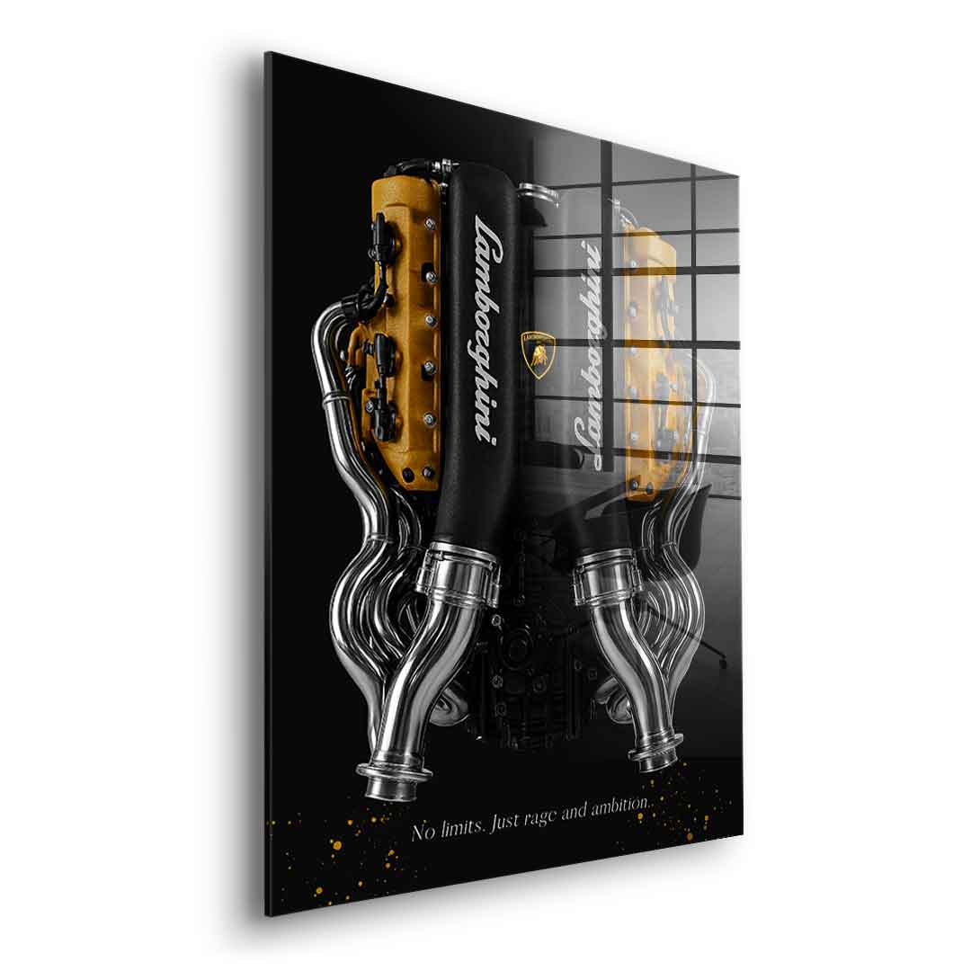 Lamborghini Engine - Acrylglas