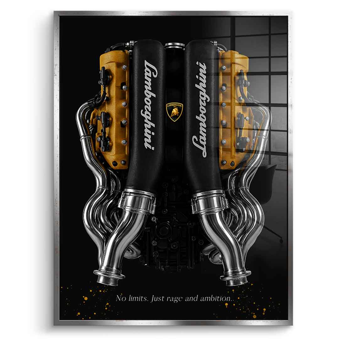 Lamborghini Engine - Acrylglas
