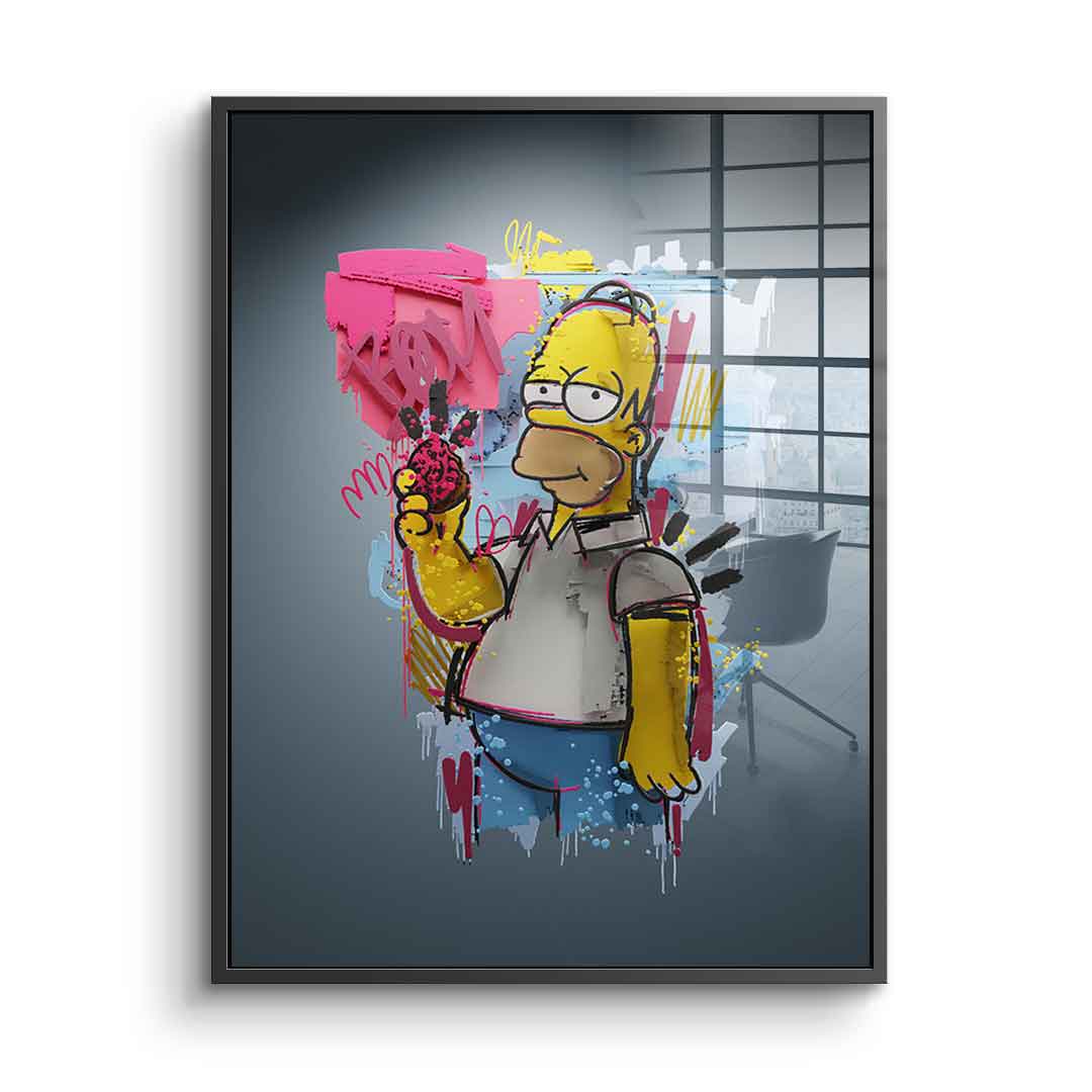 Layer Homer - Acrylic glass