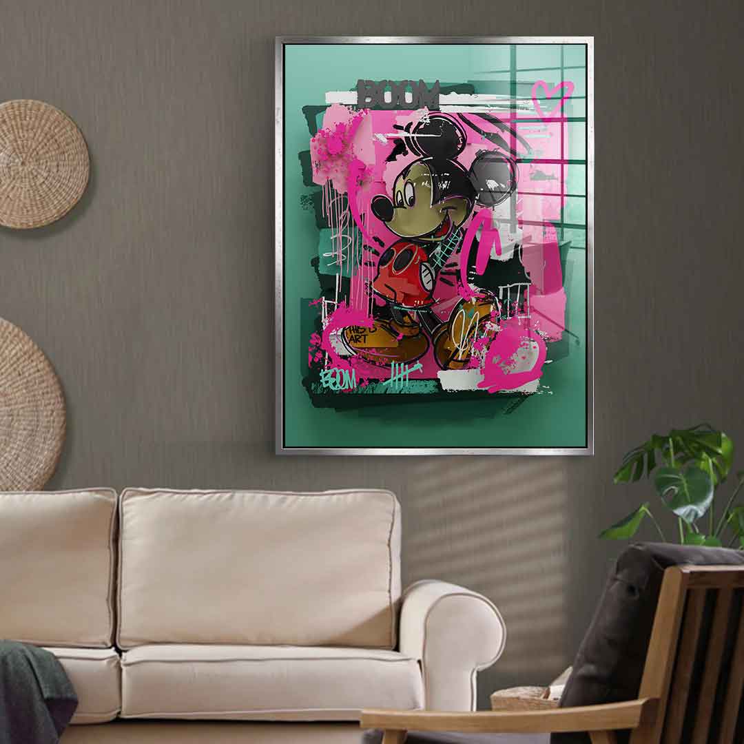 Layer Comic Mouse - Acrylic Glass