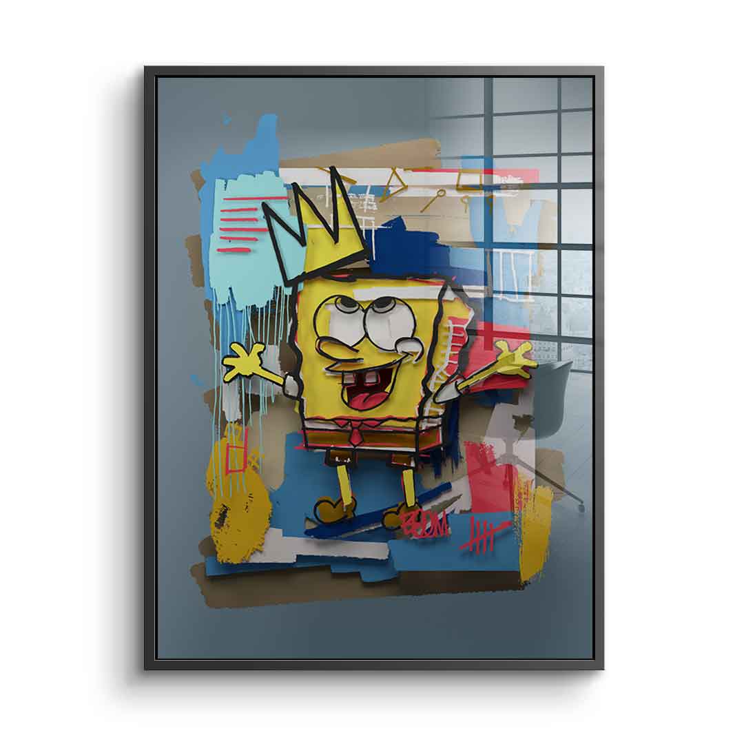 Layer Spongebob - Acrylglas