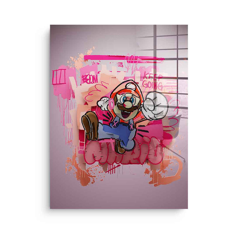 Layer Mario - acrylic