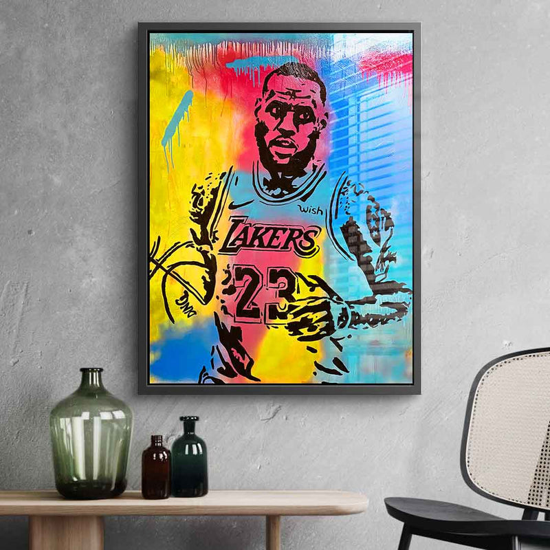 LeBron James - acrylic