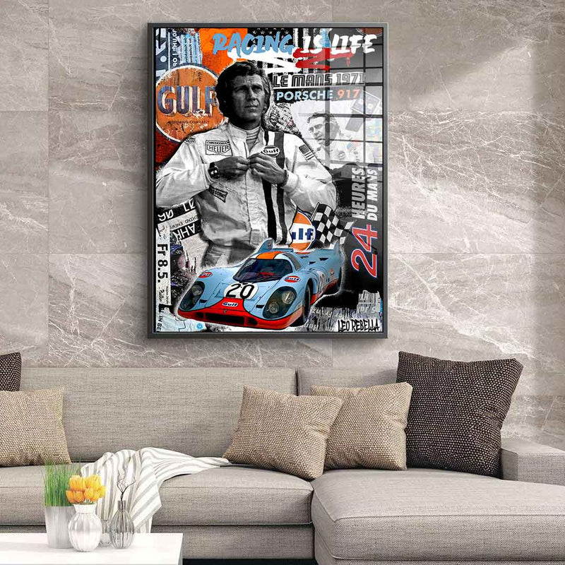Racing is life - Acrylic glass