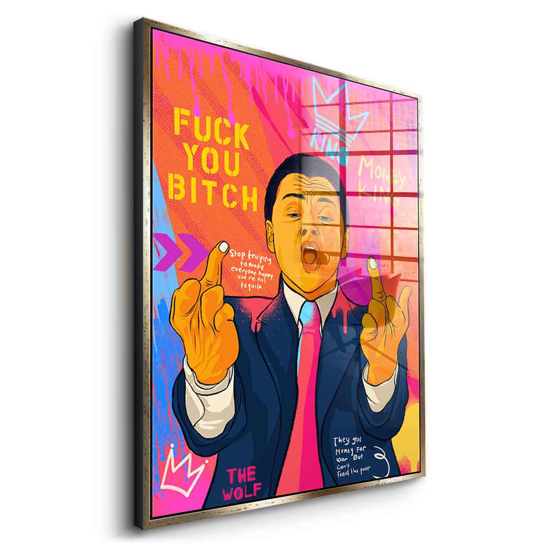 Leo fuck - Acrylglas