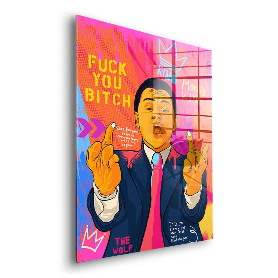 Leo fuck - Acrylglas