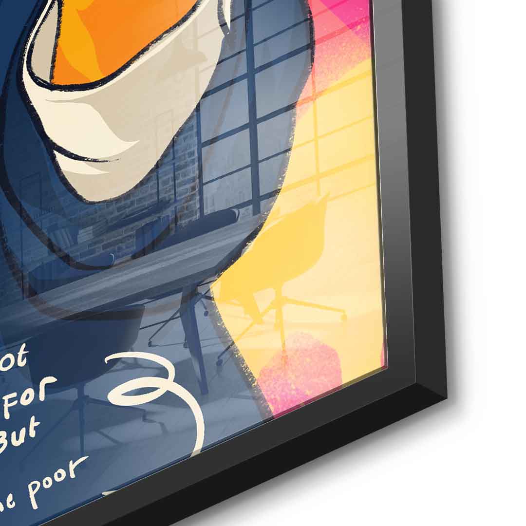 Leo fuck - Acrylglas