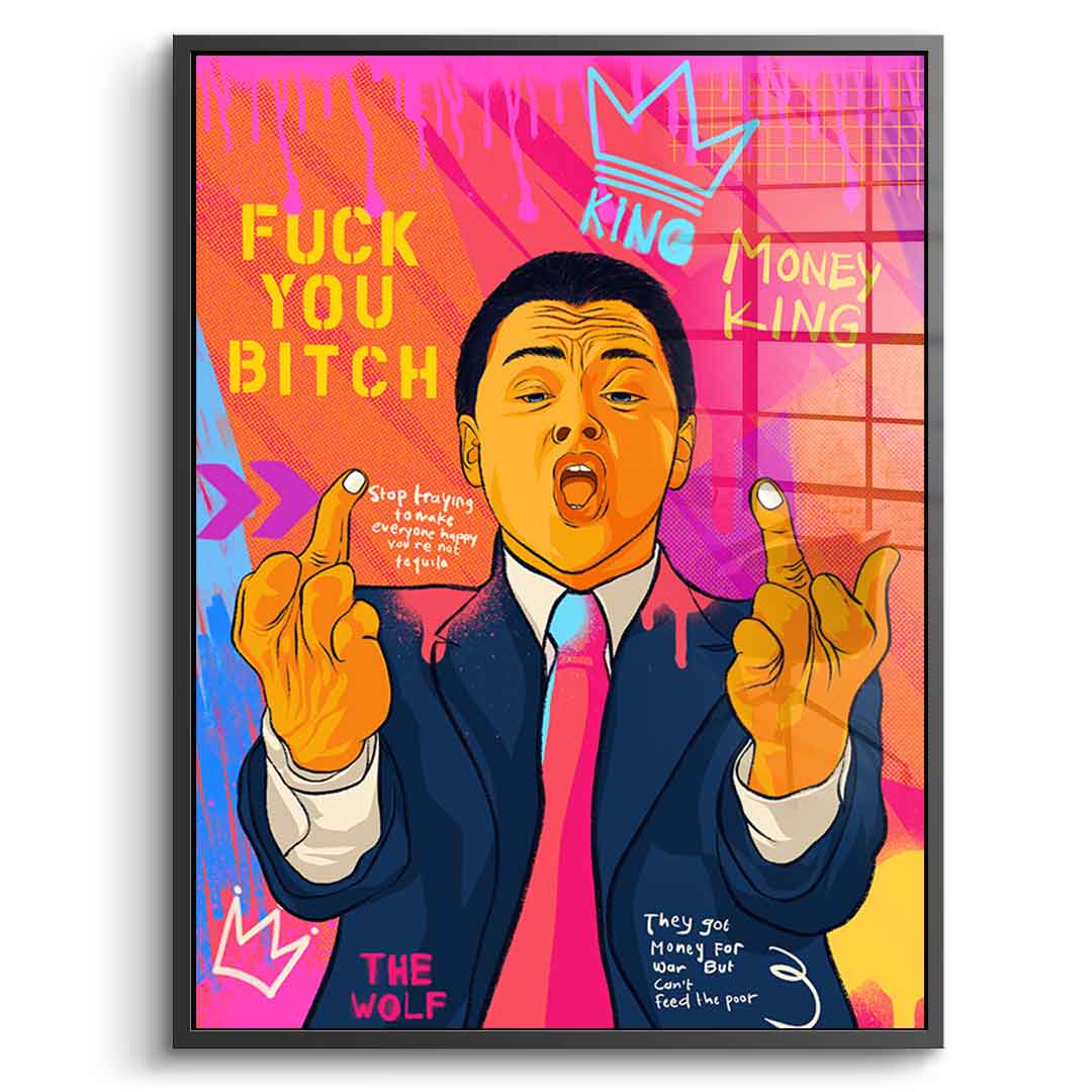 Leo fuck - Acrylglas