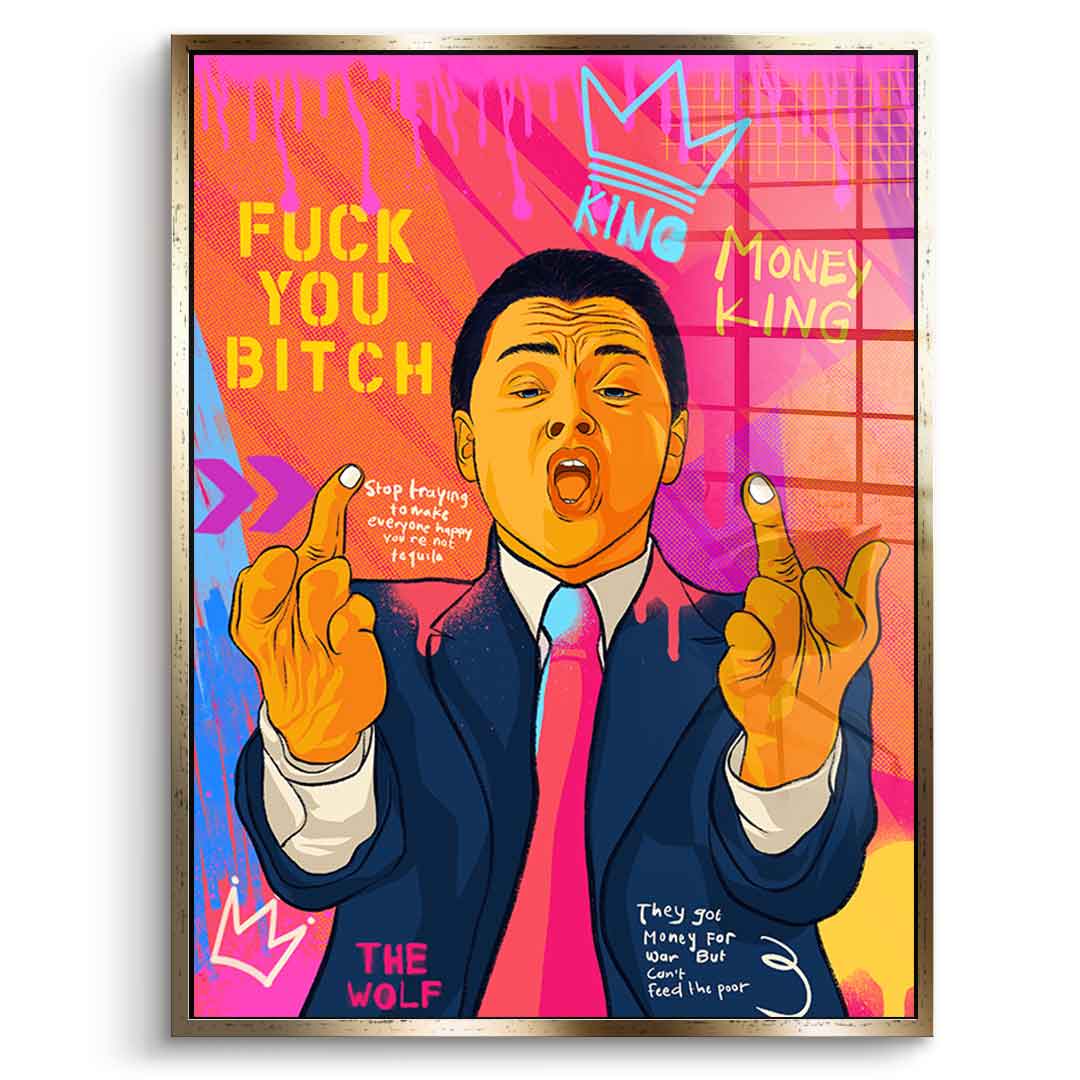 Leo fuck - Acrylglas