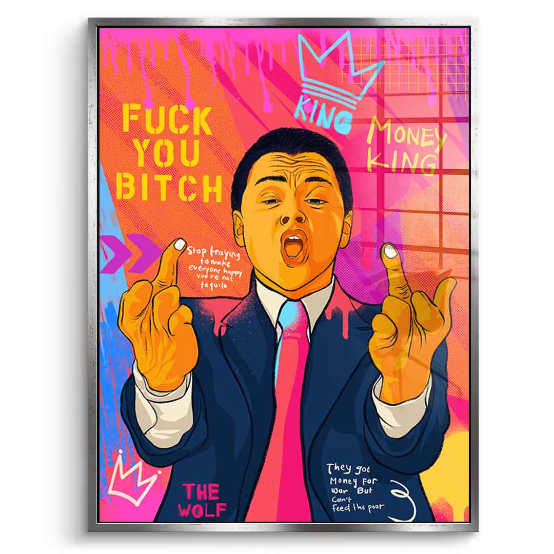 Leo fuck - Acrylglas