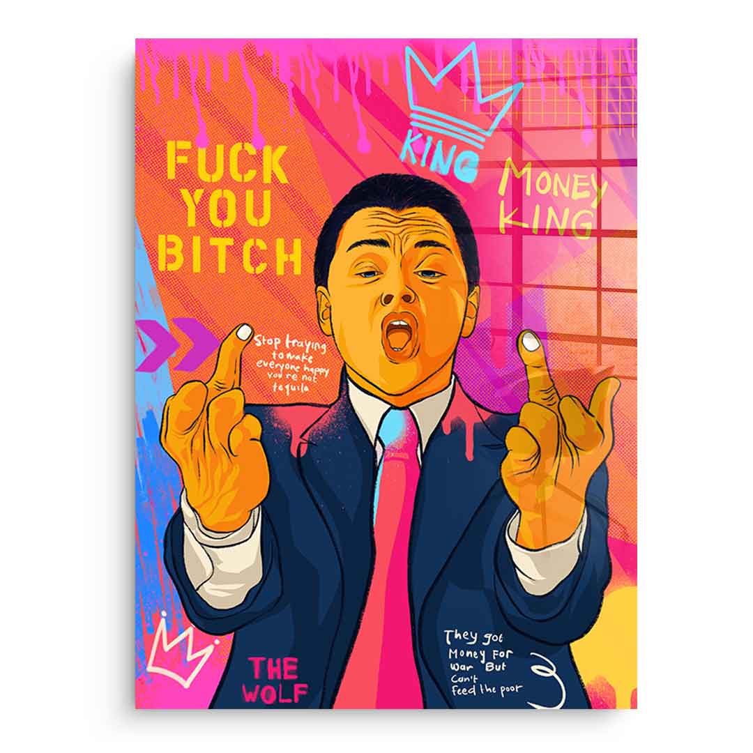 Leo fuck - Acrylglas