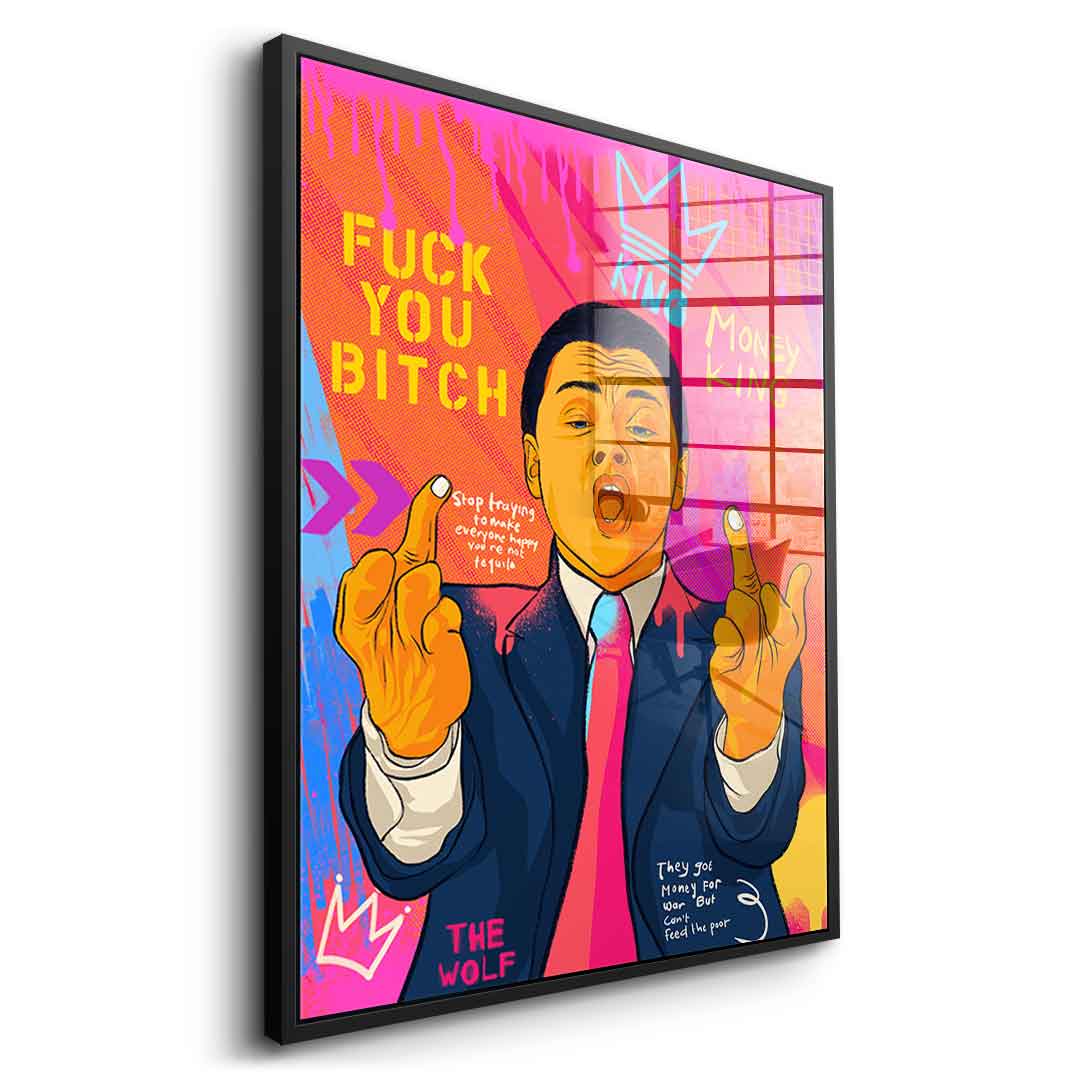 Leo fuck - Acrylglas