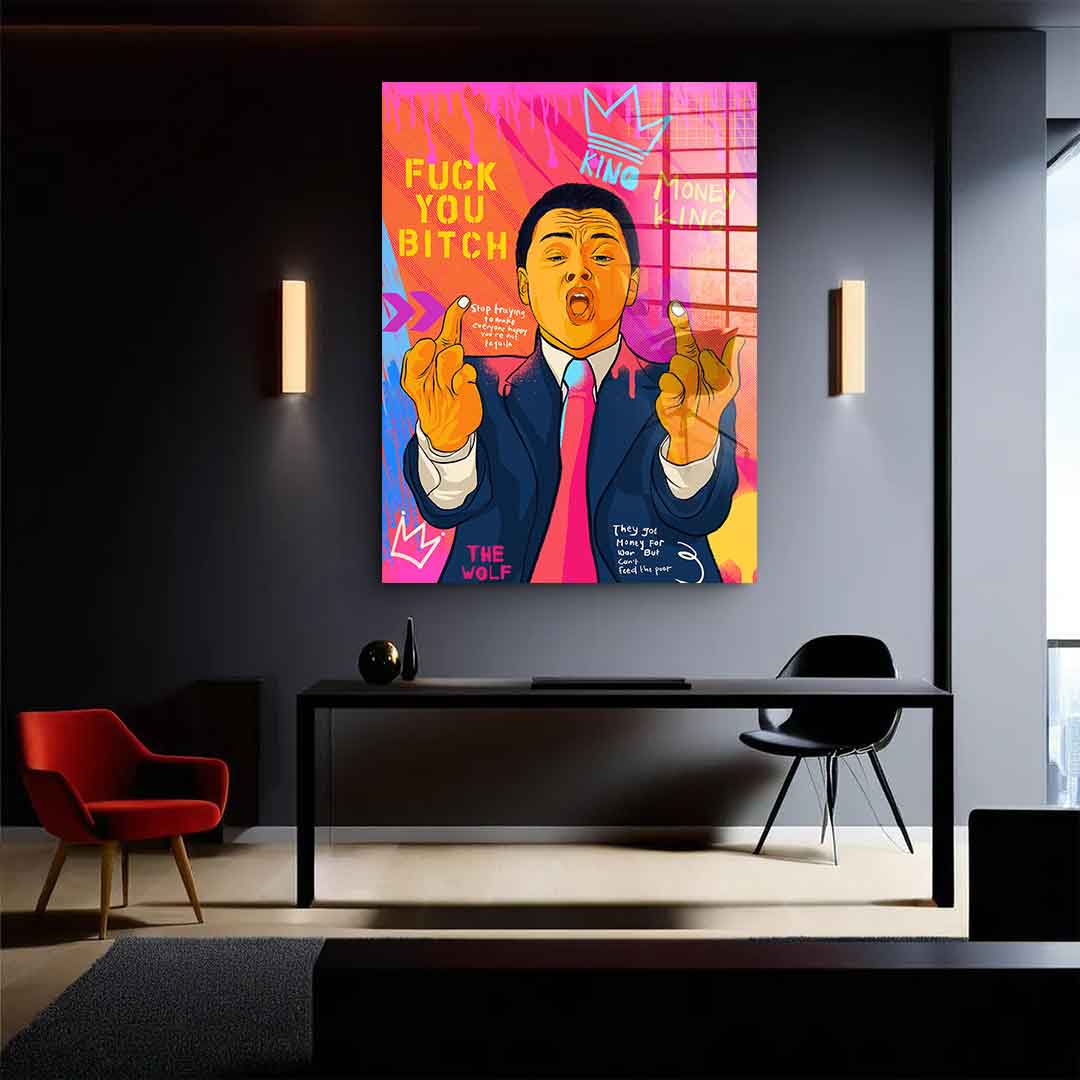 Leo fuck - Acrylglas