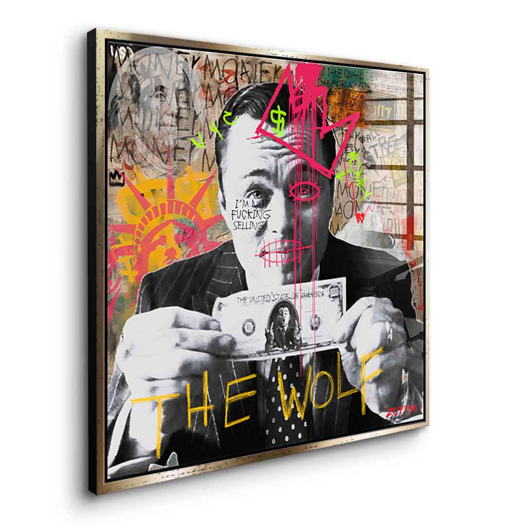 Leo $ - Acrylic glass