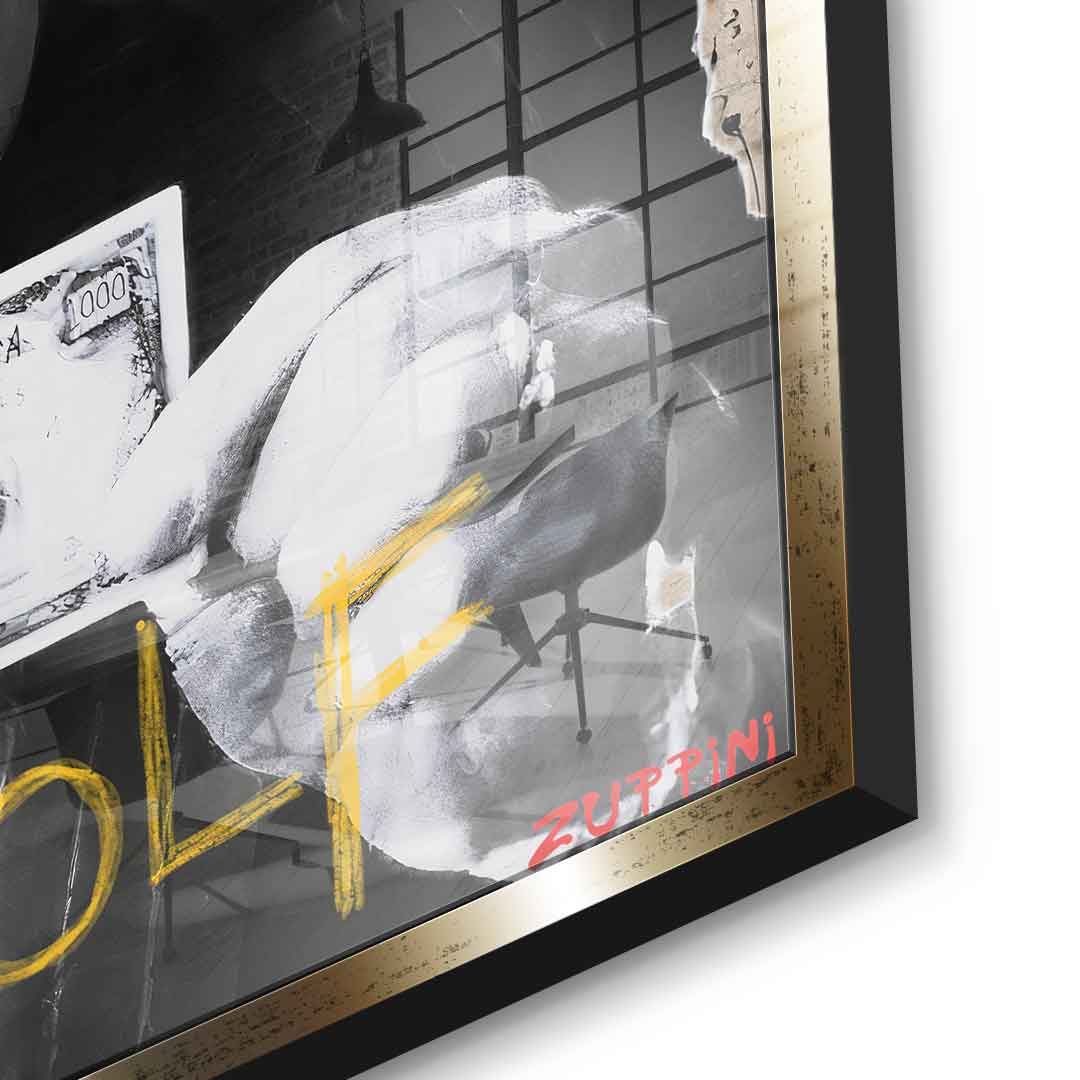 Leo $ - Acrylic glass