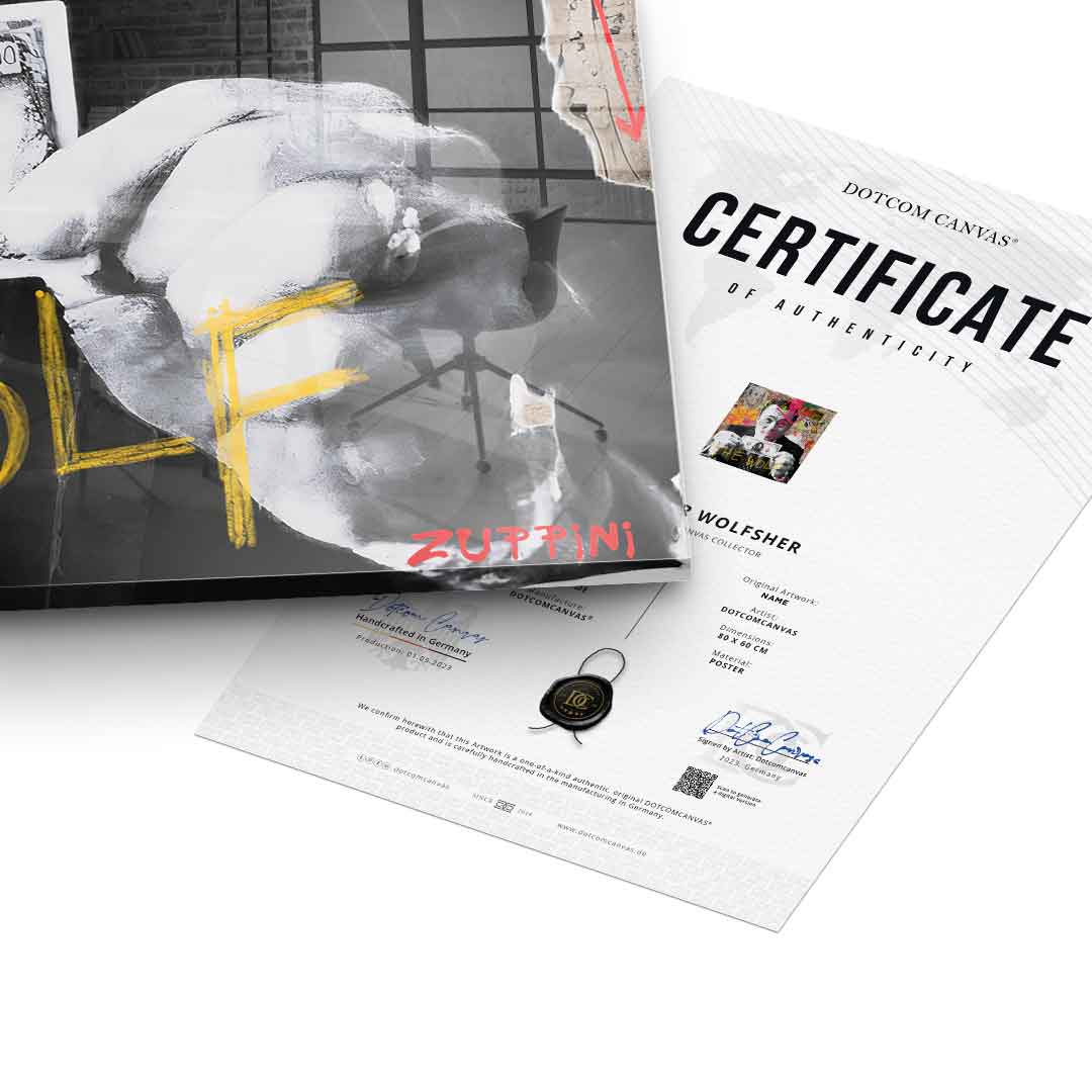 Leo $ - Acrylic glass