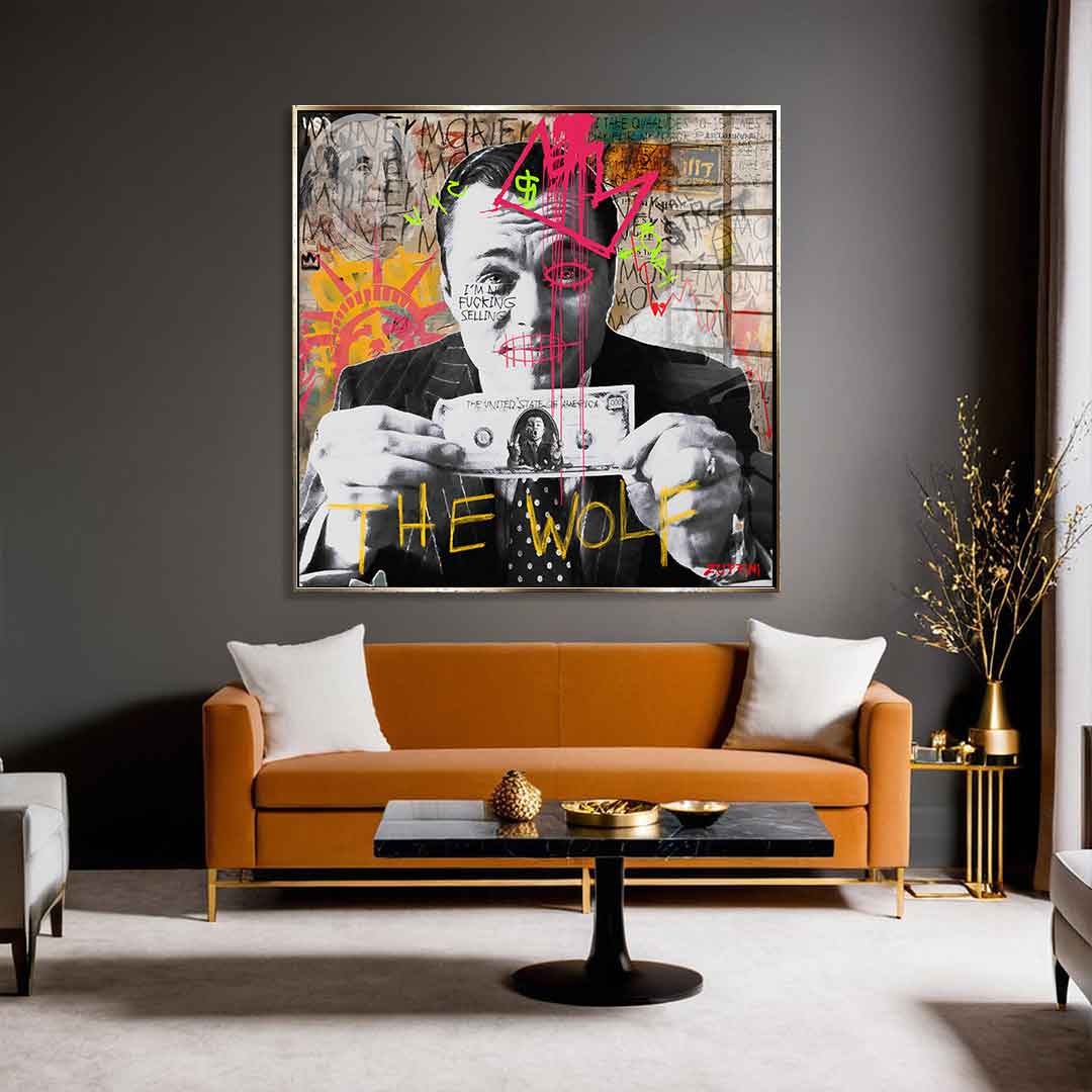 Leo $ - Acrylic glass