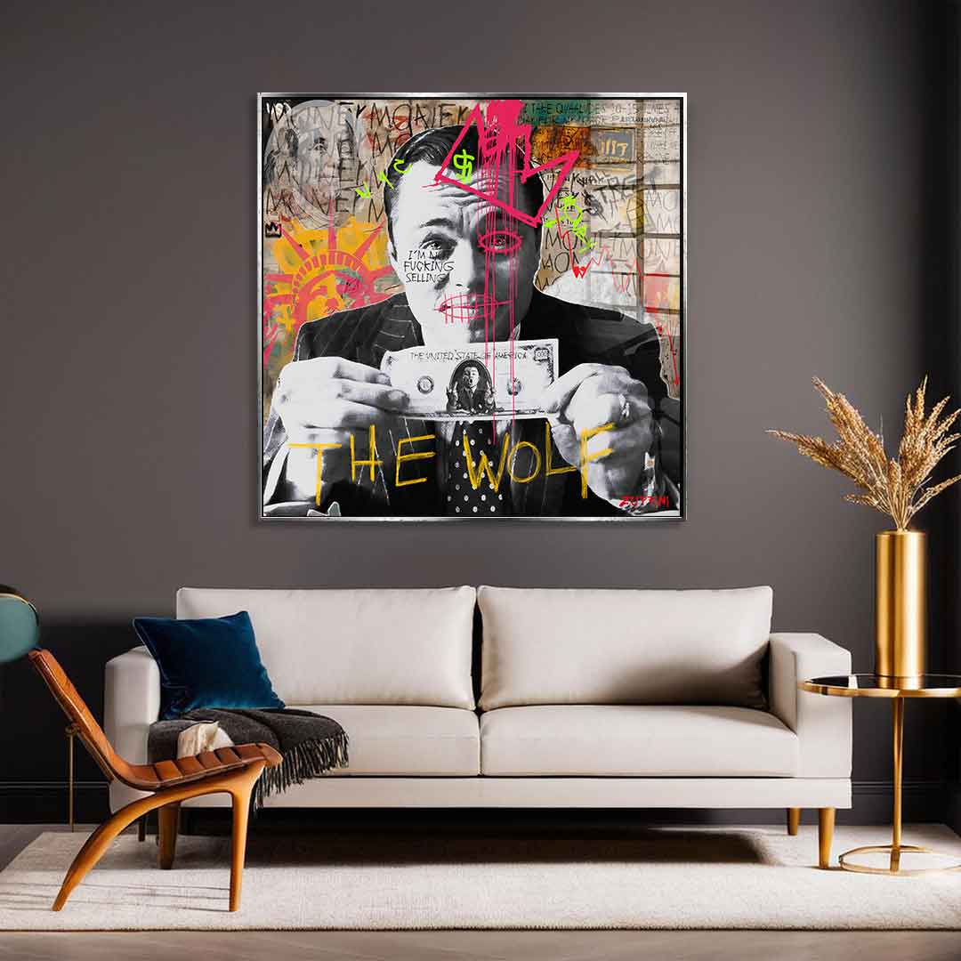 Leo $ - Acrylic glass