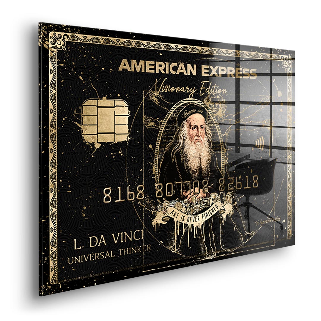 Royal American Express - Leonardo da Vinci - Acrylic glass