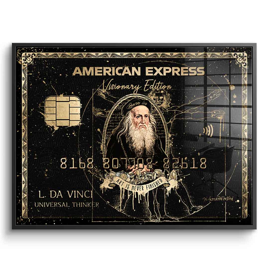 Royal American Express - Leonardo da Vinci - Acrylglas