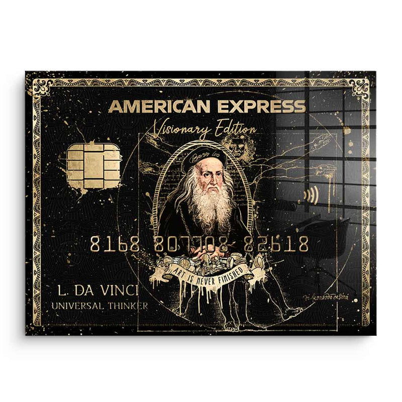 Royal American Express - Leonardo da Vinci - Acrylic glass