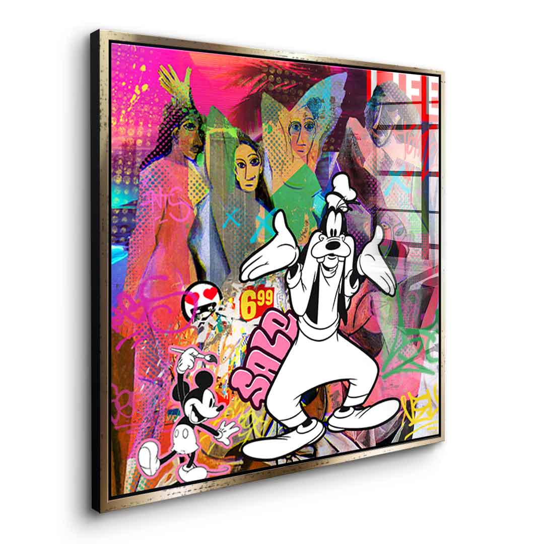 Les Demoiselles Davignon - Acrylglas