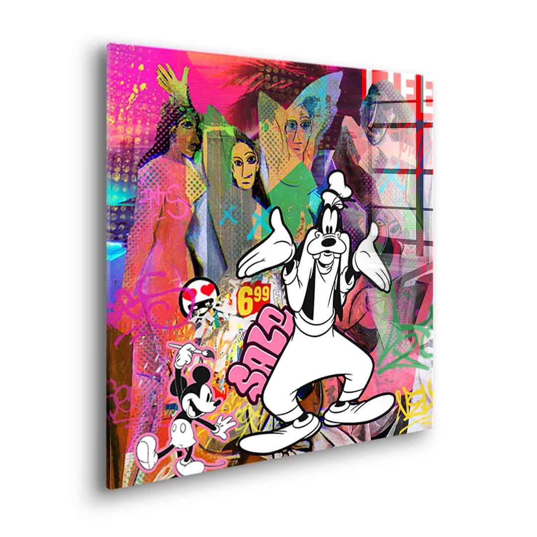 Les Demoiselles Davignon - Acrylglas