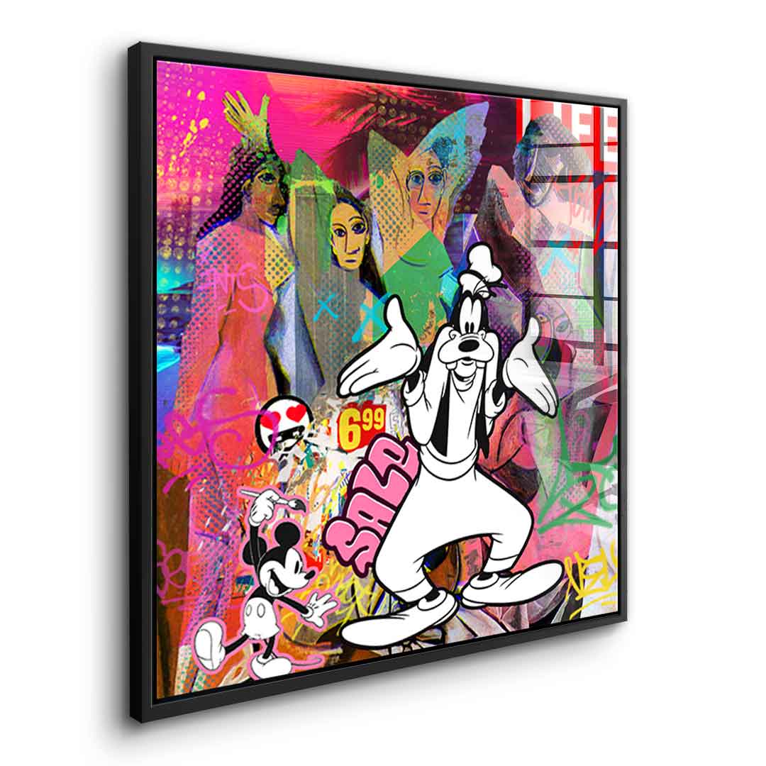 Les Demoiselles Davignon - Acrylglas