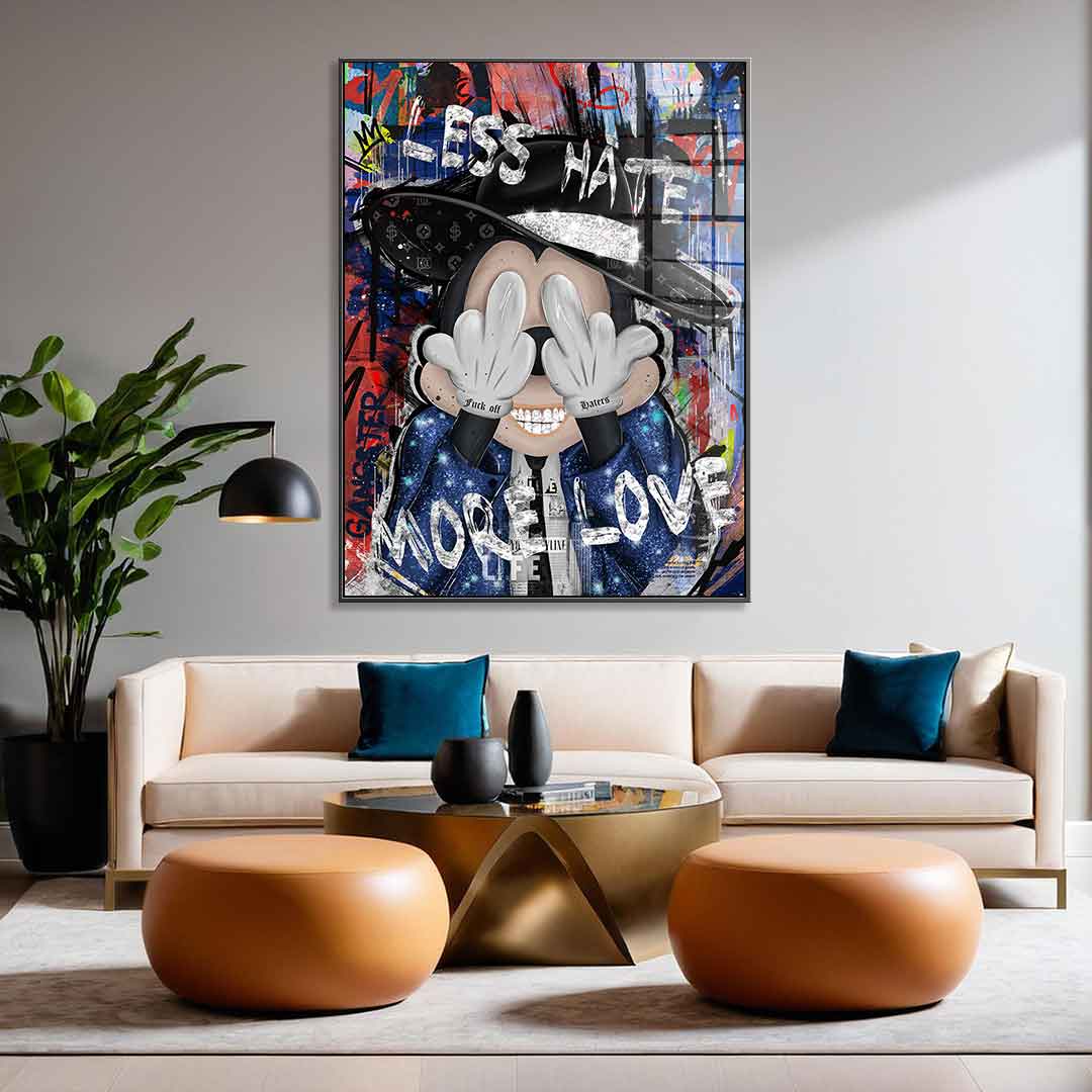 Less Hate - Acrylic glass