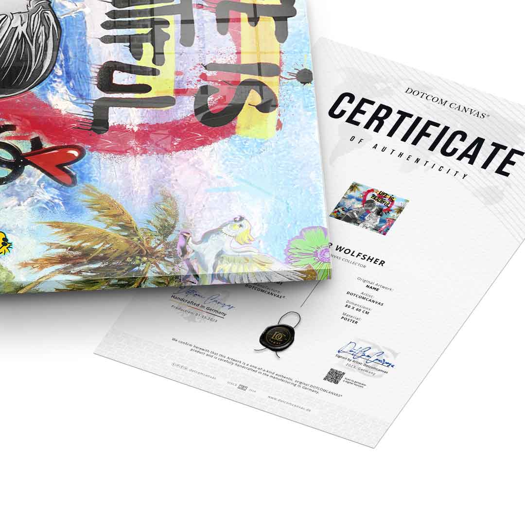 Life Is Beautiful 2 - Acrylglas