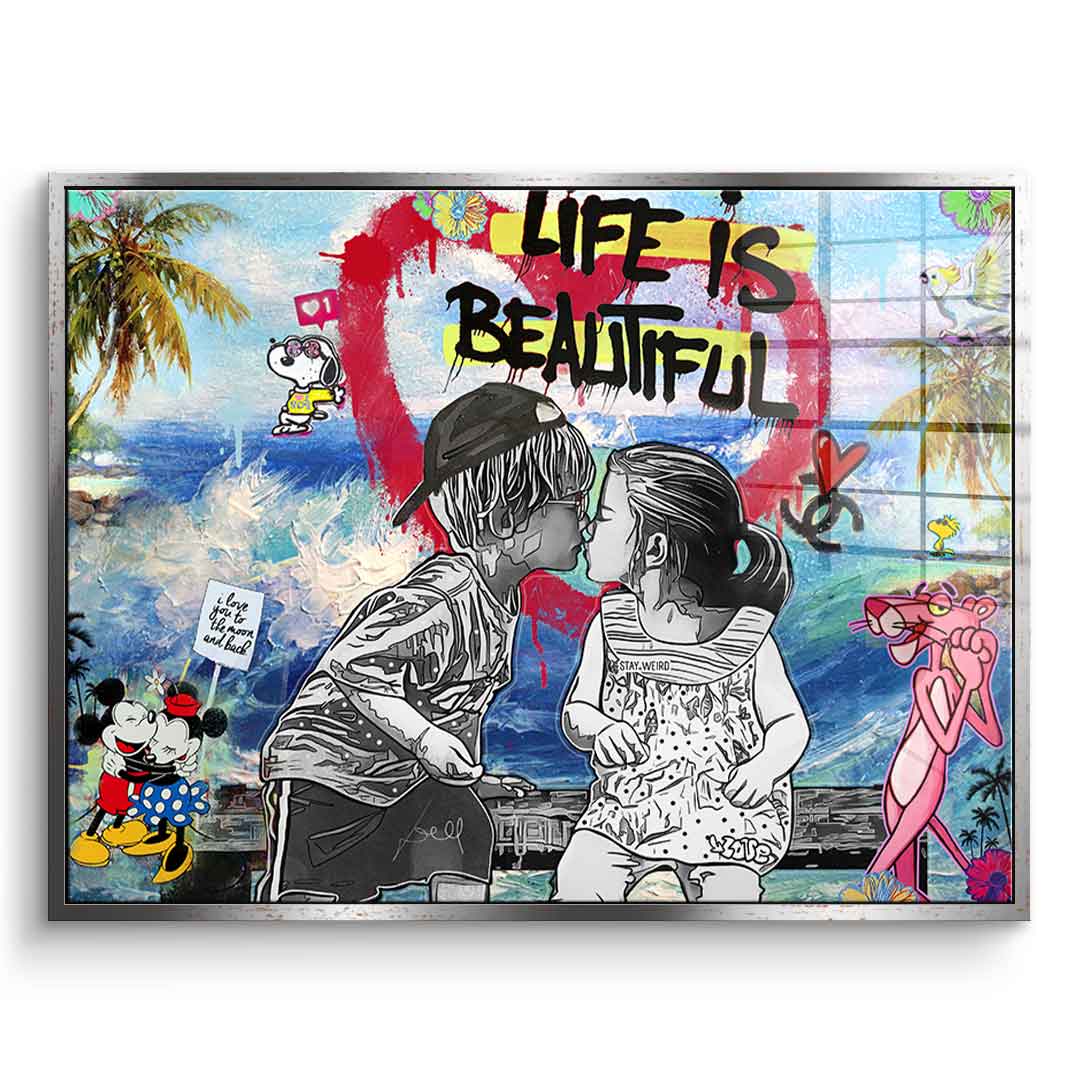 Life Is Beautiful 2 - Acrylglas