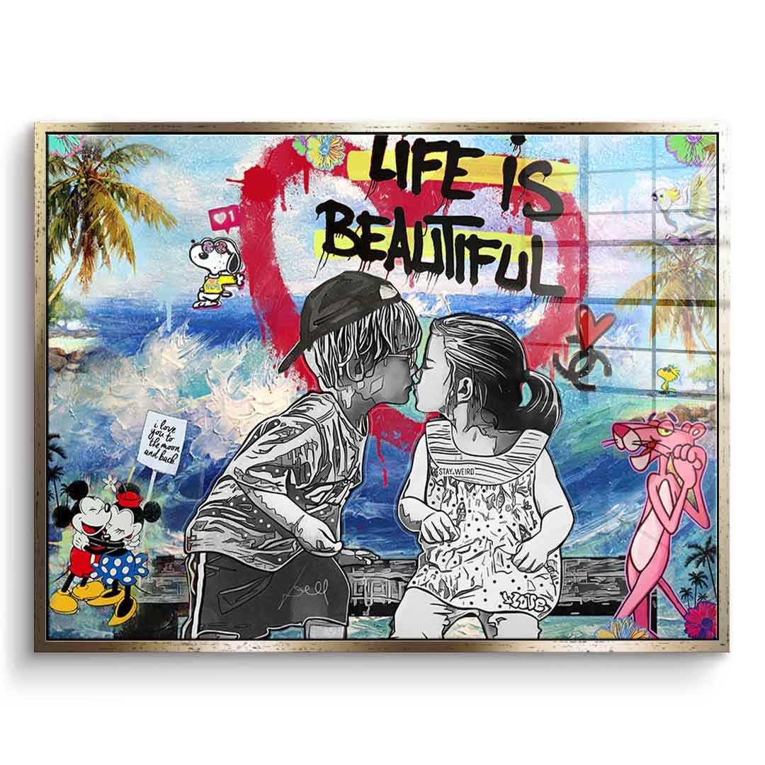 Life Is Beautiful 2 - Acrylglas