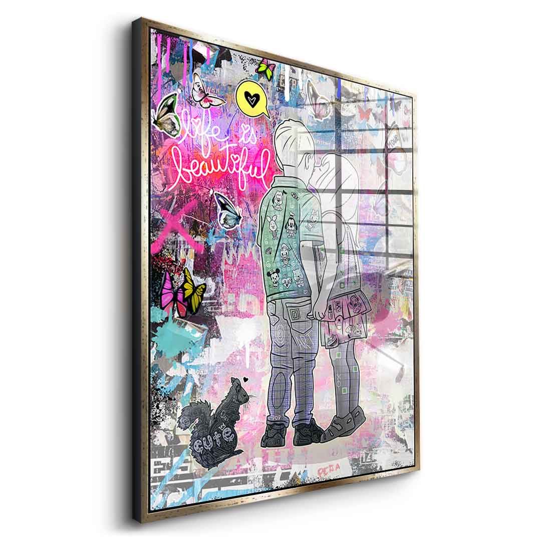 Life Is Beautiful - Acrylglas