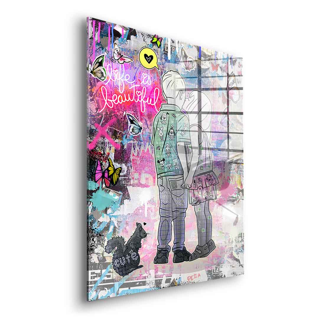 Life Is Beautiful - Acrylglas