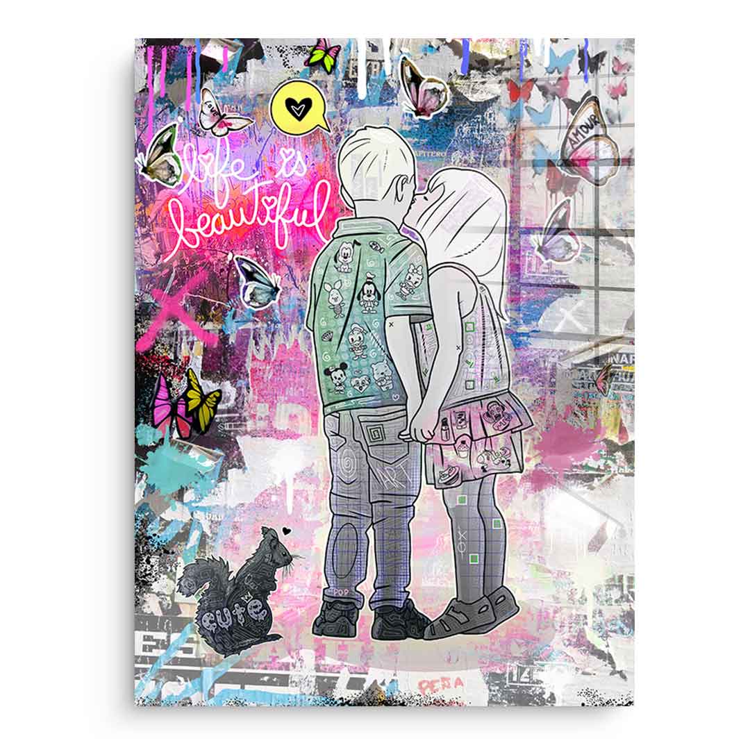 Life Is Beautiful - Acrylglas