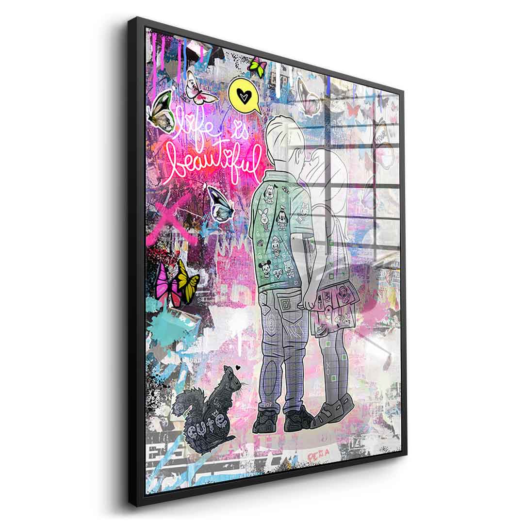 Life Is Beautiful - Acrylglas