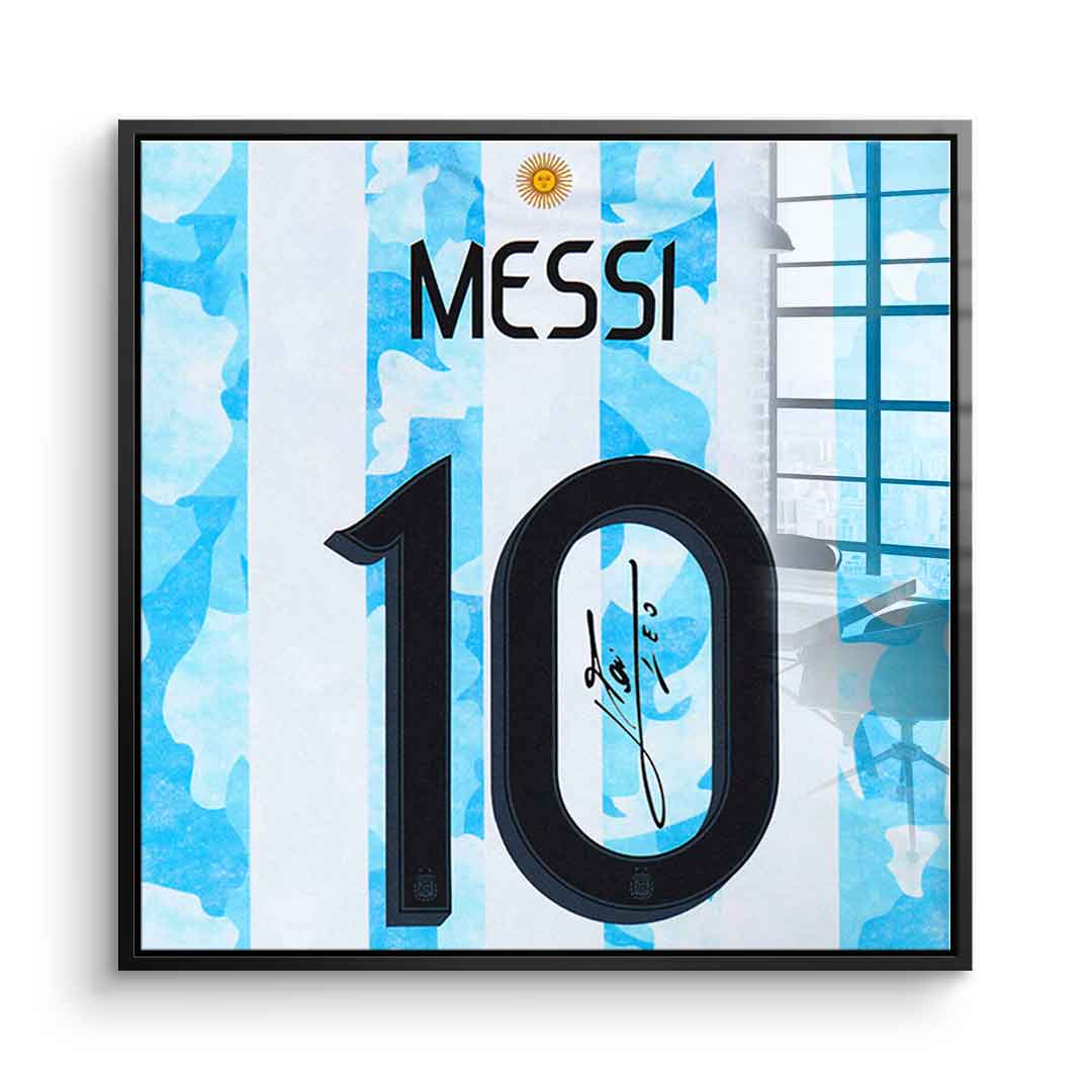 Messi - square edition - acrylic glass