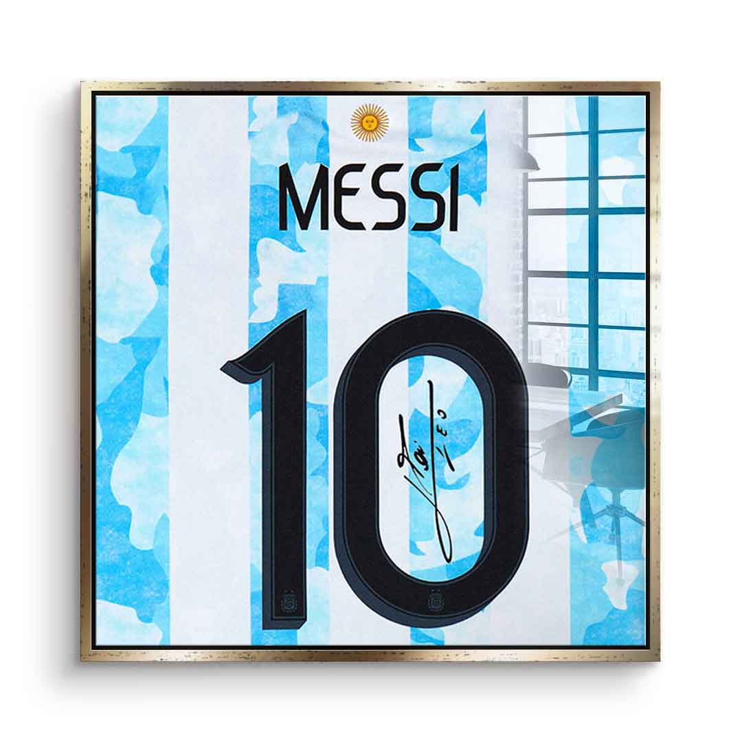 Messi - square edition - acrylic glass