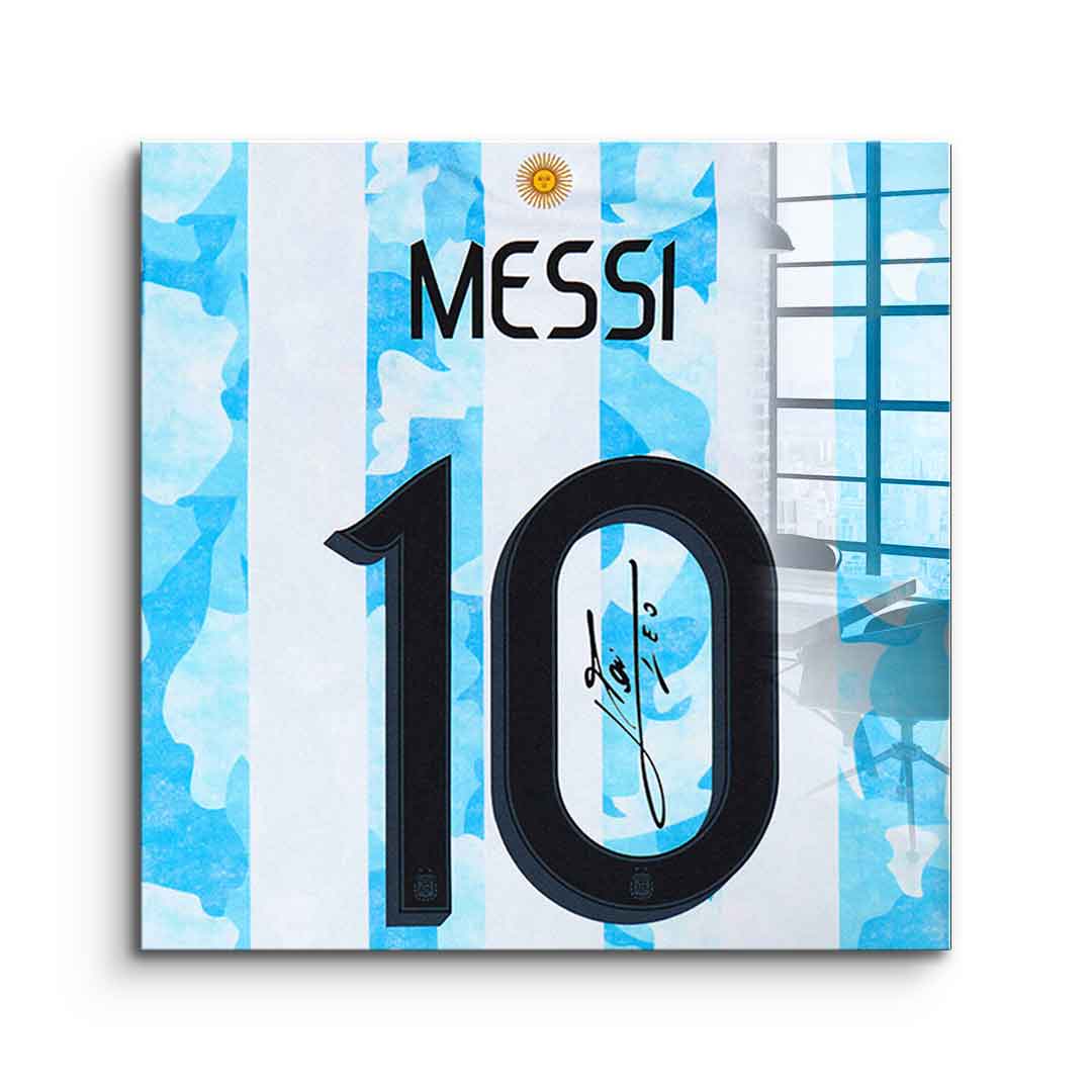 Messi - square edition - acrylic glass