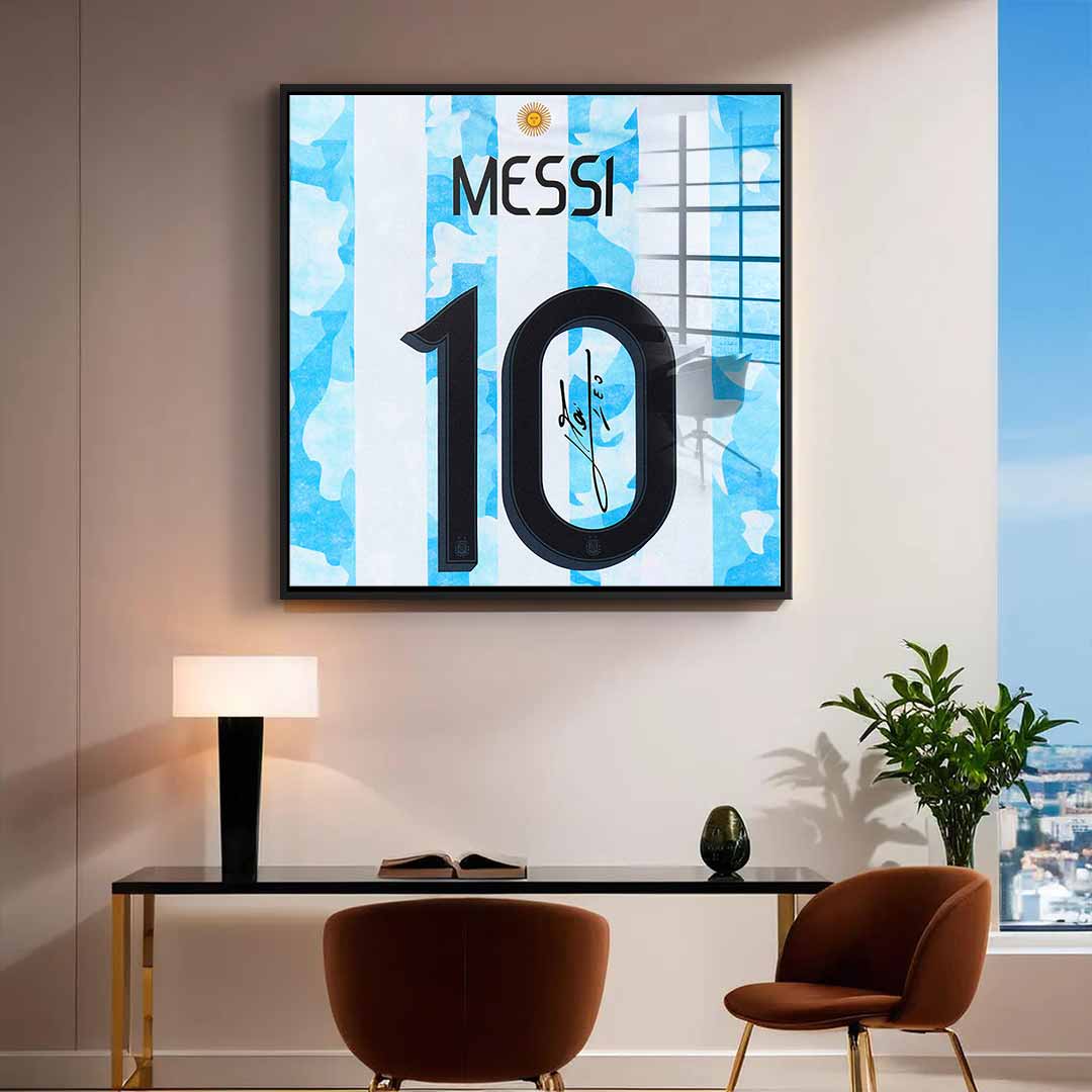 Messi - Quadrat Edition - Acrylglas