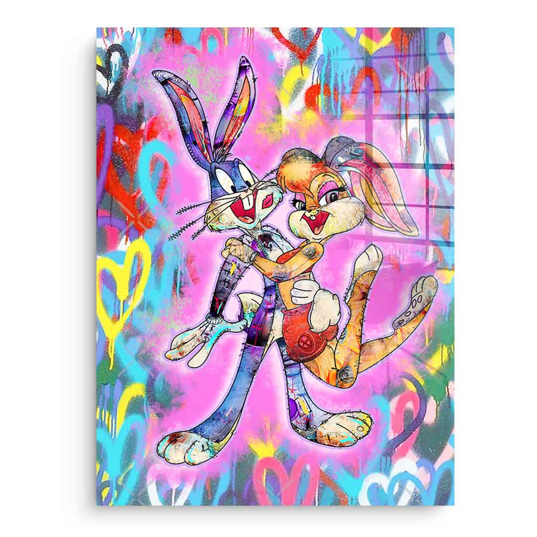 Lola Bunny Heart - Acrylglas