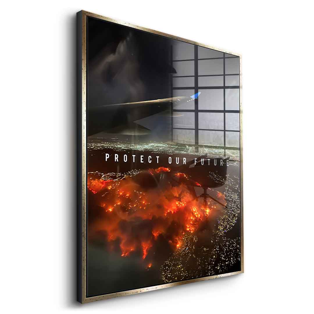 Protect our Future No 1 - acrylic glass